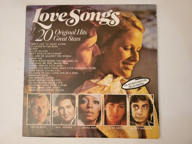 Various Artists Love Songs vinyl record