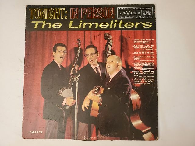 The Limeliters Tonight: In Person vinyl record