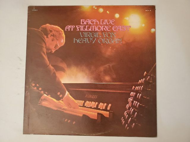 Virgil Fox Bach Live at Fillmore East vinyl record