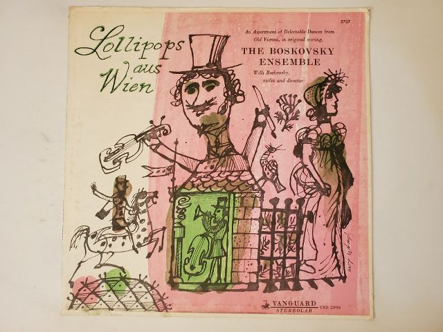 The Boskovsky Ensemble Lollipops aus Wien vinyl record