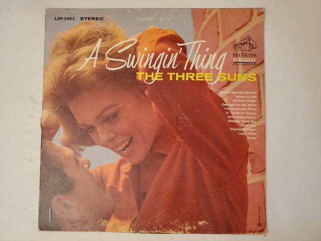 The Three Suns A Swingin' Thing vinyl record