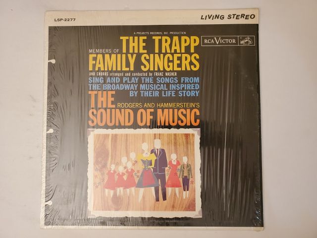 The Trapp Family Singers The Sound of Music vinyl record