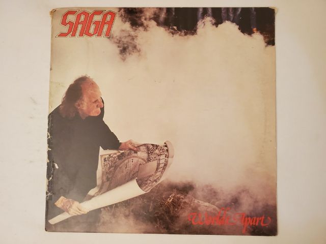 Saga Worlds Apart vinyl record