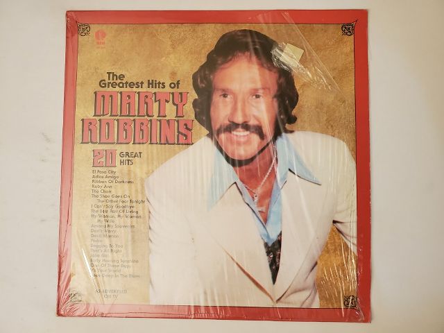 Marty Robbins The Greatest Hits of Marty Robbins: 20 Great Hits vinyl record