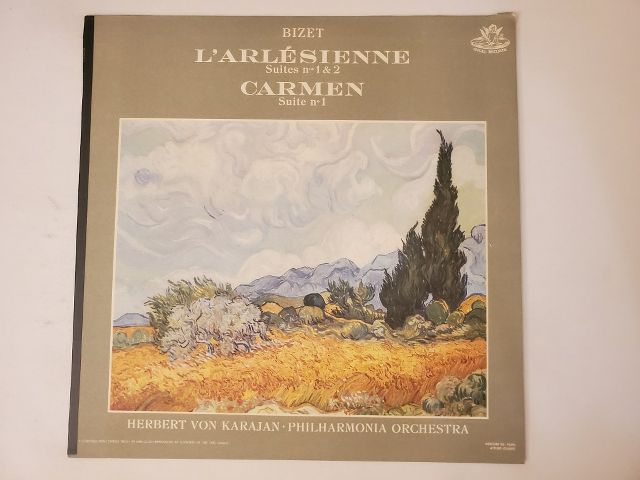 Herbert von Karajan, Philharmonia Orchestra Bizet: L'Arl?sienne Suites 1 & 2, Carmen Suite 1 vinyl record