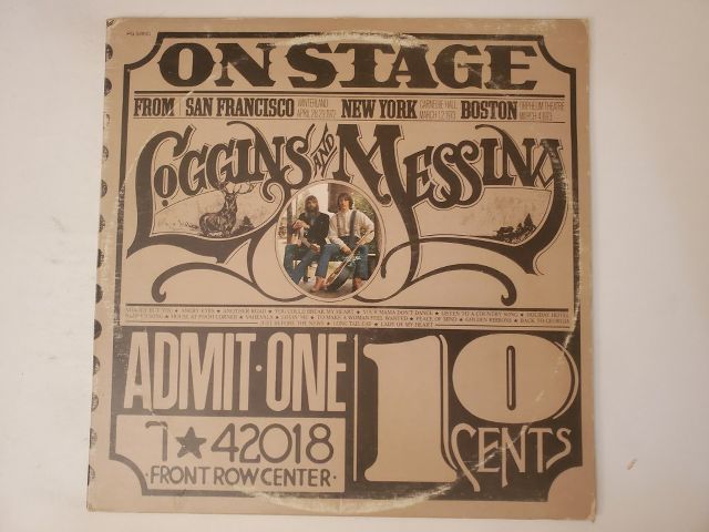 Loggins and Messina On Stage vinyl record