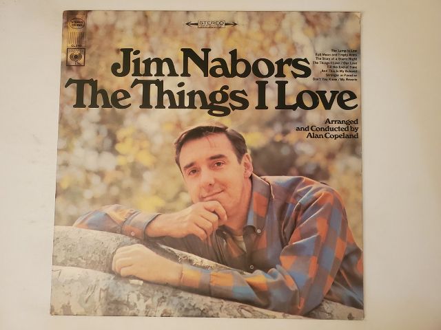Jim Nabors The Things I Love vinyl record