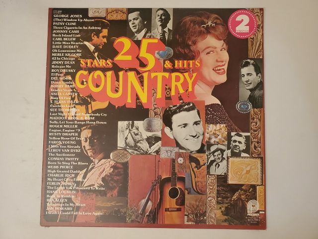 Various Artists 25 Country Stars & Hits vinyl record