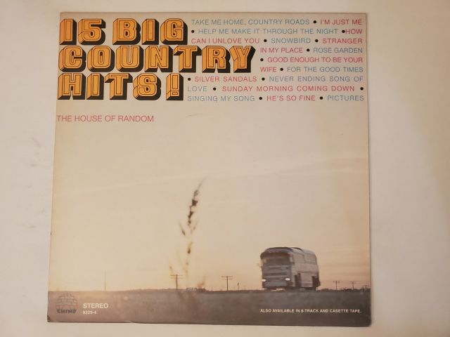 The House of Random 15 Big Country Hits vinyl record
