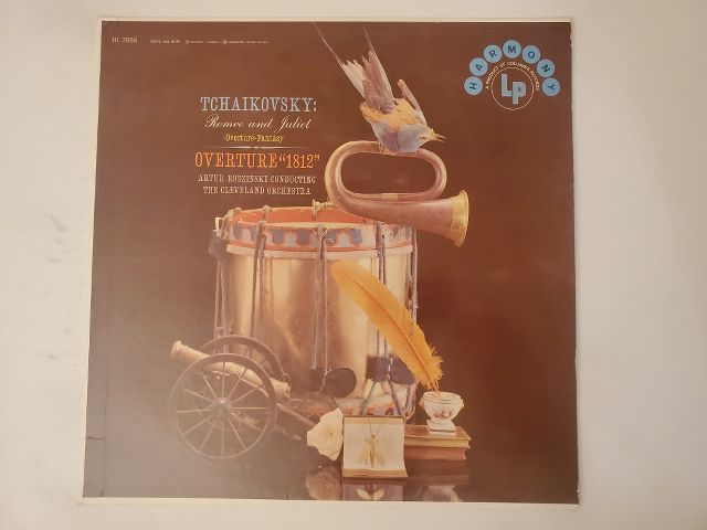 Artur Rodzinski conducting The Cleveland Orchestra Tchaikovsky: Romeo and Juliet Overture-Fantasy, Overture '1812' vinyl record