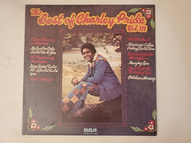 Charley Pride The Best of Charley Pride Vol. III vinyl record