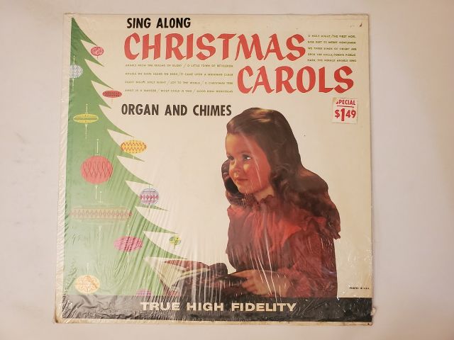Unknown Sing Along Christmas Carols vinyl record