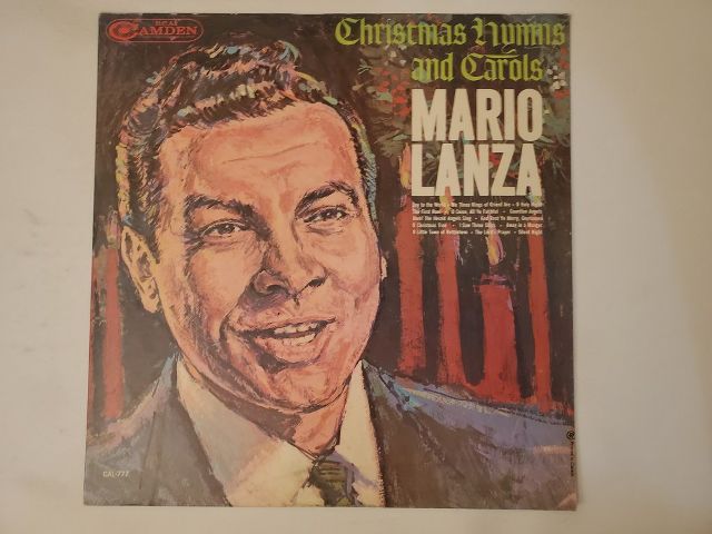 Mario Lanza Christmas Hymns and Carols vinyl record