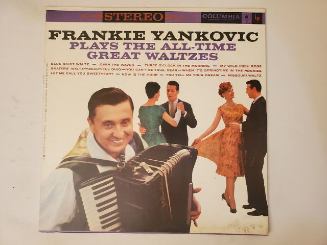 Frankie Yankovic Plays the All-Time Great Waltzes vinyl record