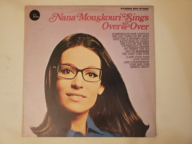 Nana Mouskouri Sings Over & Over vinyl record