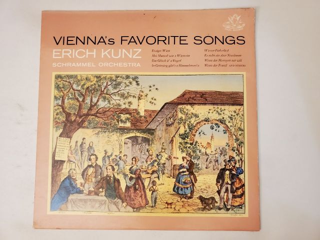 Erich Kunz Vienna's Favorite Songs vinyl record