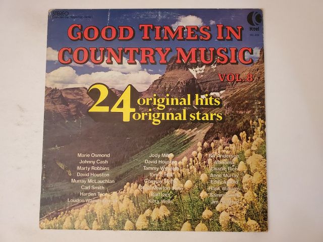 Various Artists Good Times in Country Music Vol. 8 vinyl record