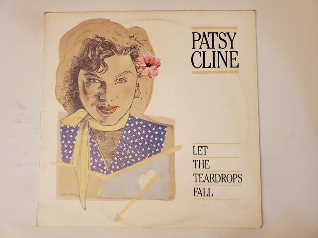 Patsy Cline Let the Teardrops Fall vinyl record
