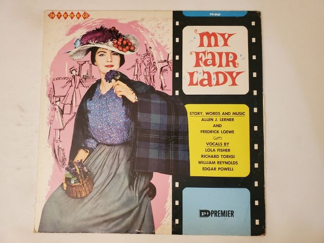 Alan Jay Lerner and Frederick Loewe My Fair Lady vinyl record