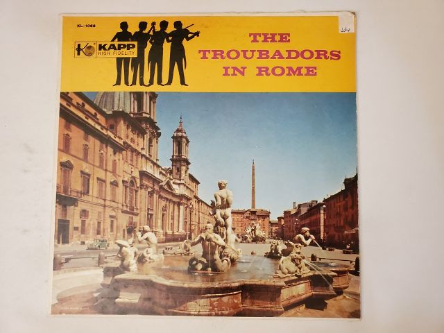 The Troubadors The Troubadors in Rome vinyl record