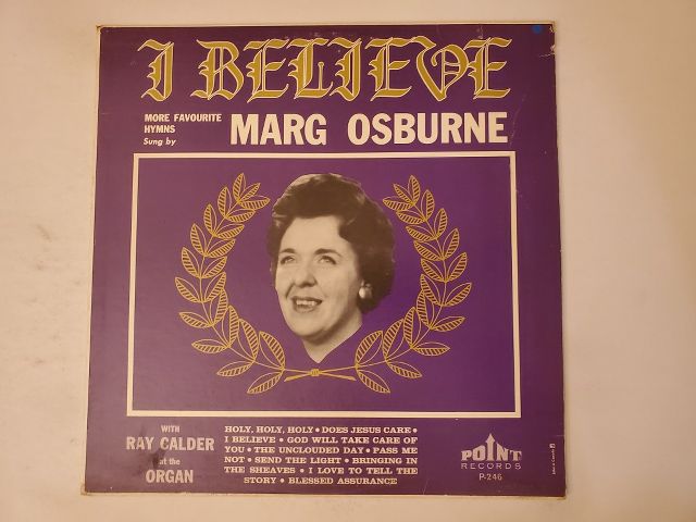 Marg Osburne I Believe vinyl record