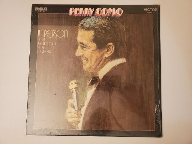 Perry Como In Person at the International Hotel, Las Vegas vinyl record