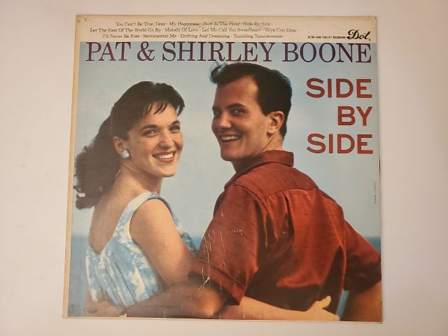 Pat & Shirley Boone Side by Side vinyl record