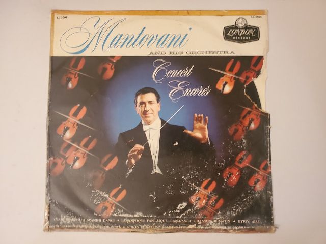 Mantovani and His Orchestra Concert Encores vinyl record