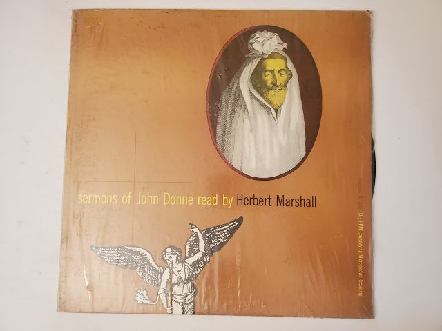 Herbert Marshall Sermons of John Donne vinyl record