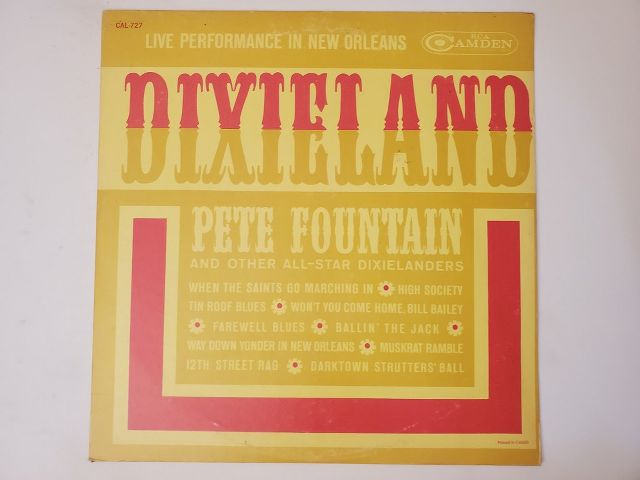 Pete Fountain Dixieland vinyl record