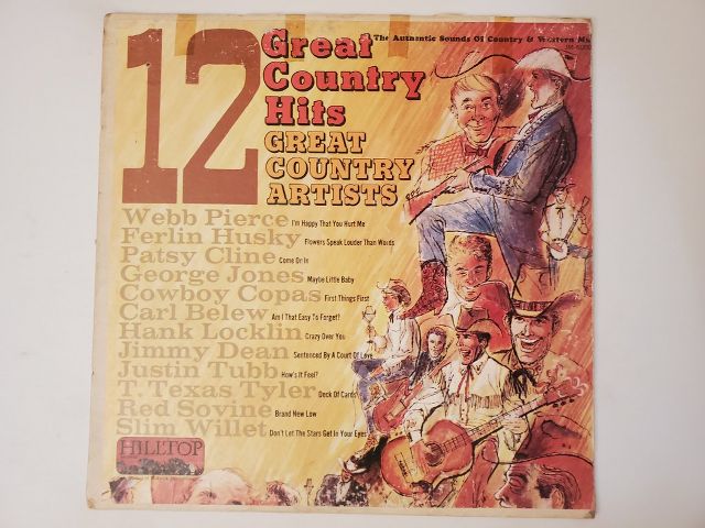 Various Artists 12 Great Country Hits vinyl record