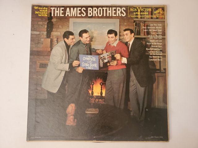 The Ames Brothers Words and Music with The Ames Brothers vinyl record