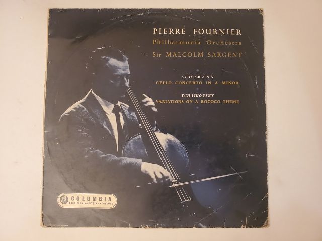 Pierre Fournier Schumann Cello Concerto in A Minor / Tchaikovsky Variations on a Rococo Theme vinyl record