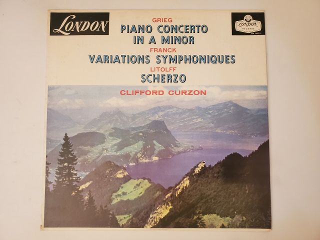 Clifford Curzon Grieg: Piano Concerto in A Minor / Franck: Variations Symphoniques / Litolff: Scherzo vinyl record