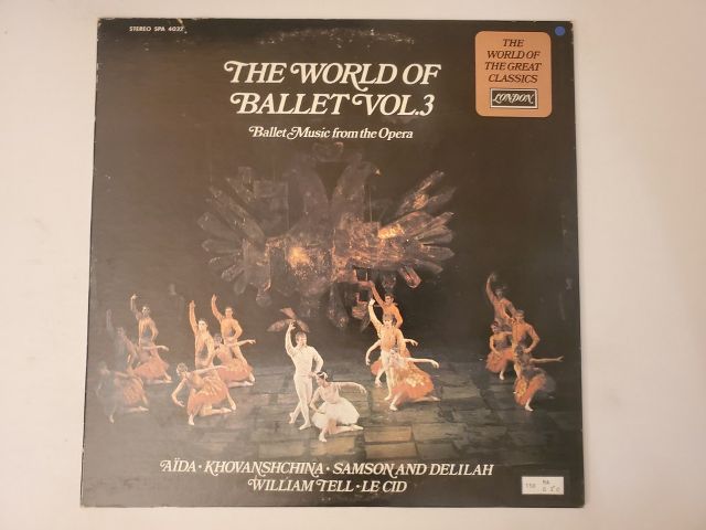 Various Artists The World of Ballet Vol. 3 vinyl record
