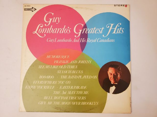Guy Lombardo Greatest Hits vinyl record