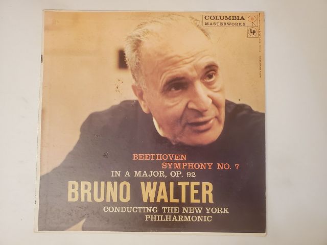 Bruno Walter Beethoven Symphony No. 7 in A Major, Op. 92 vinyl record