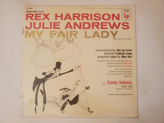 Rex Harrison, Julie Andrews My Fair Lady vinyl record