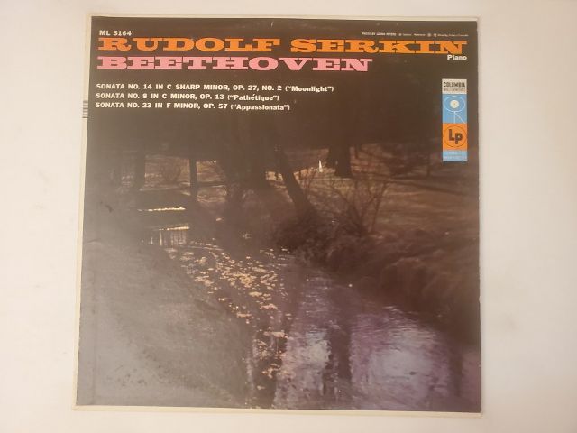 Rudolf Serkin Beethoven: Sonata No. 14, No. 8, No. 23 vinyl record