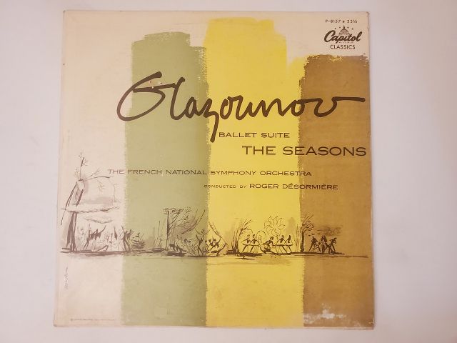 Alexander Glazunov Ballet Suite: The Seasons vinyl record