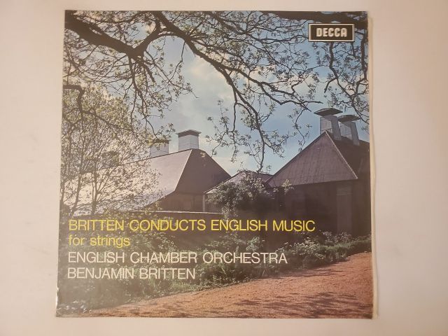 Benjamin Britten Britten Conducts English Music for Strings vinyl record
