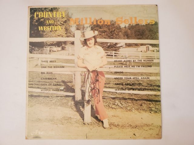 Unknown Country and Western Million Sellers vinyl record