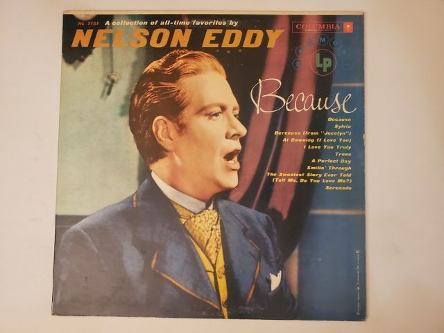 Nelson Eddy Because vinyl record