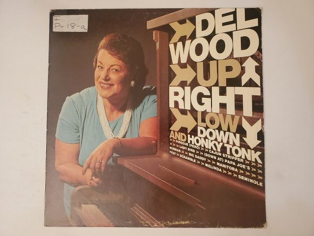 Del Wood Up Right and Low Down Honky Tonk vinyl record