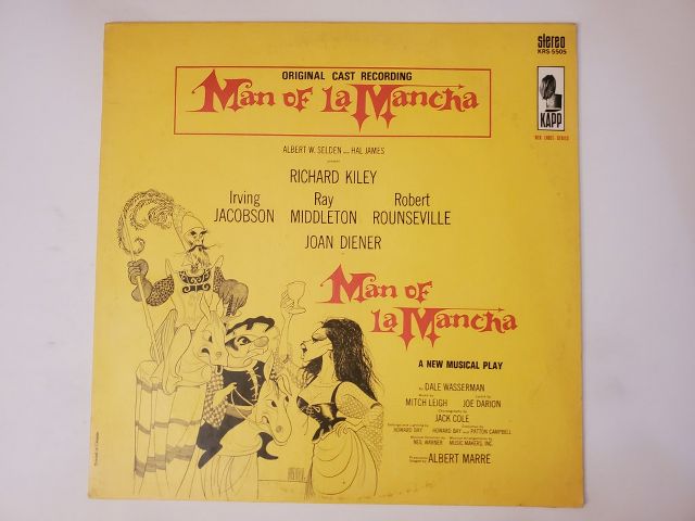 Original Cast Man of La Mancha vinyl record