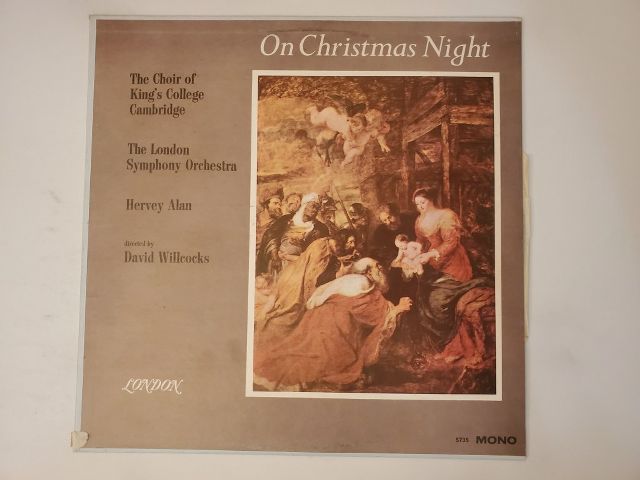 The Choir of King's College Cambridge, The London Symphony Orchestra, Hervey Alan On Christmas Night vinyl record