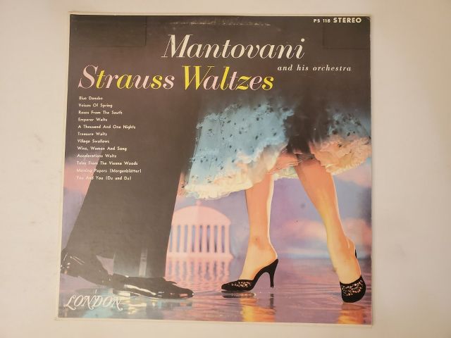 Mantovani and His Orchestra Strauss Waltzes vinyl record