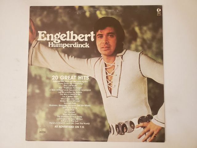 Engelbert Humperdinck 20 Great Hits vinyl record