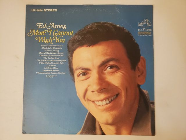 Ed Ames More I Cannot Wish You vinyl record