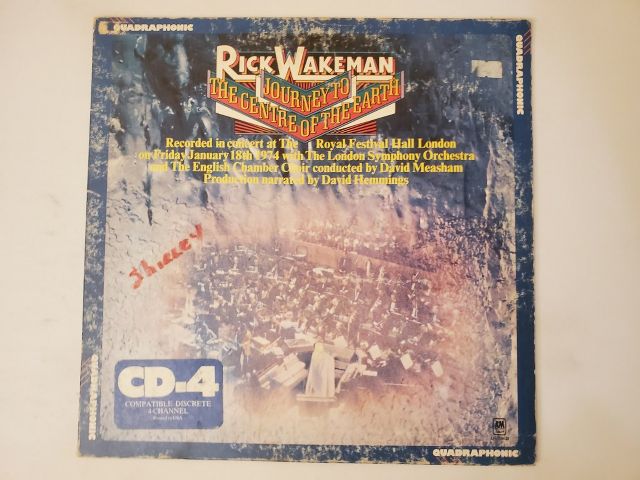 Rick Wakeman Journey to the Centre of the Earth vinyl record